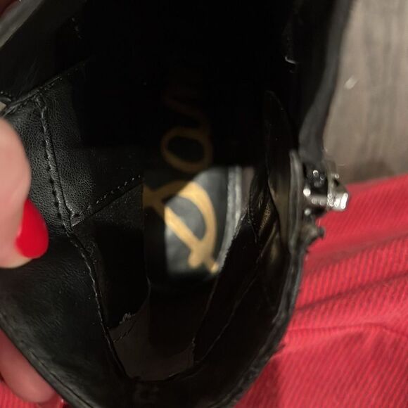 Sam Edelman Black Booties - Size 9.5 - Picture 7 of 9